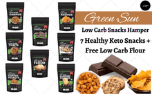 Load image into Gallery viewer, Low Carb Snacks Hamper Pack of 7 Snacks & Free Flour Disc