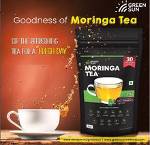 Load image into Gallery viewer, Green Sun Moringa Herbal Tea benefit
