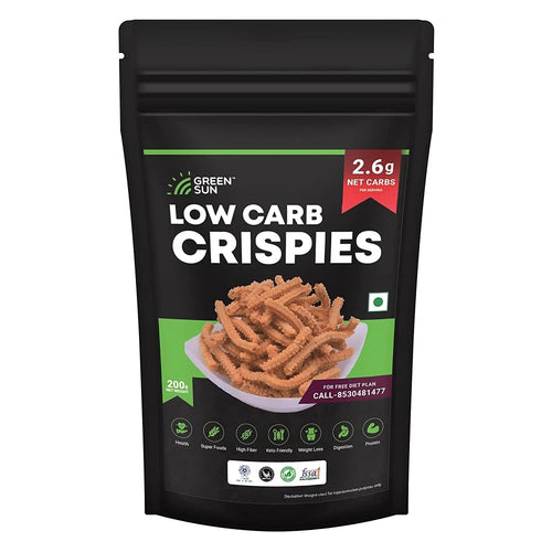 Green Sun Low Carb Crispies Front