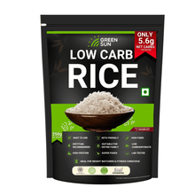 Load image into Gallery viewer, Green Sun Low Carb Rice | 250| Only 6.5  g Net Carbs Per Serving | Tasty &amp; Easy to Make | Keto Friendly | Healthy Rice| High Fiber | High Protein | Super Foods | Dietitian Recommended
