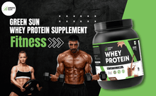 Load image into Gallery viewer, Green Sun Whey Protein Description
