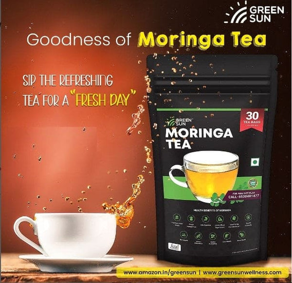 Green Sun Moringa Tea Pack of 30 Bags