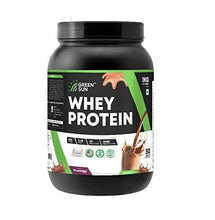 Load image into Gallery viewer, Green Sun Whey Protein Jar Front 
