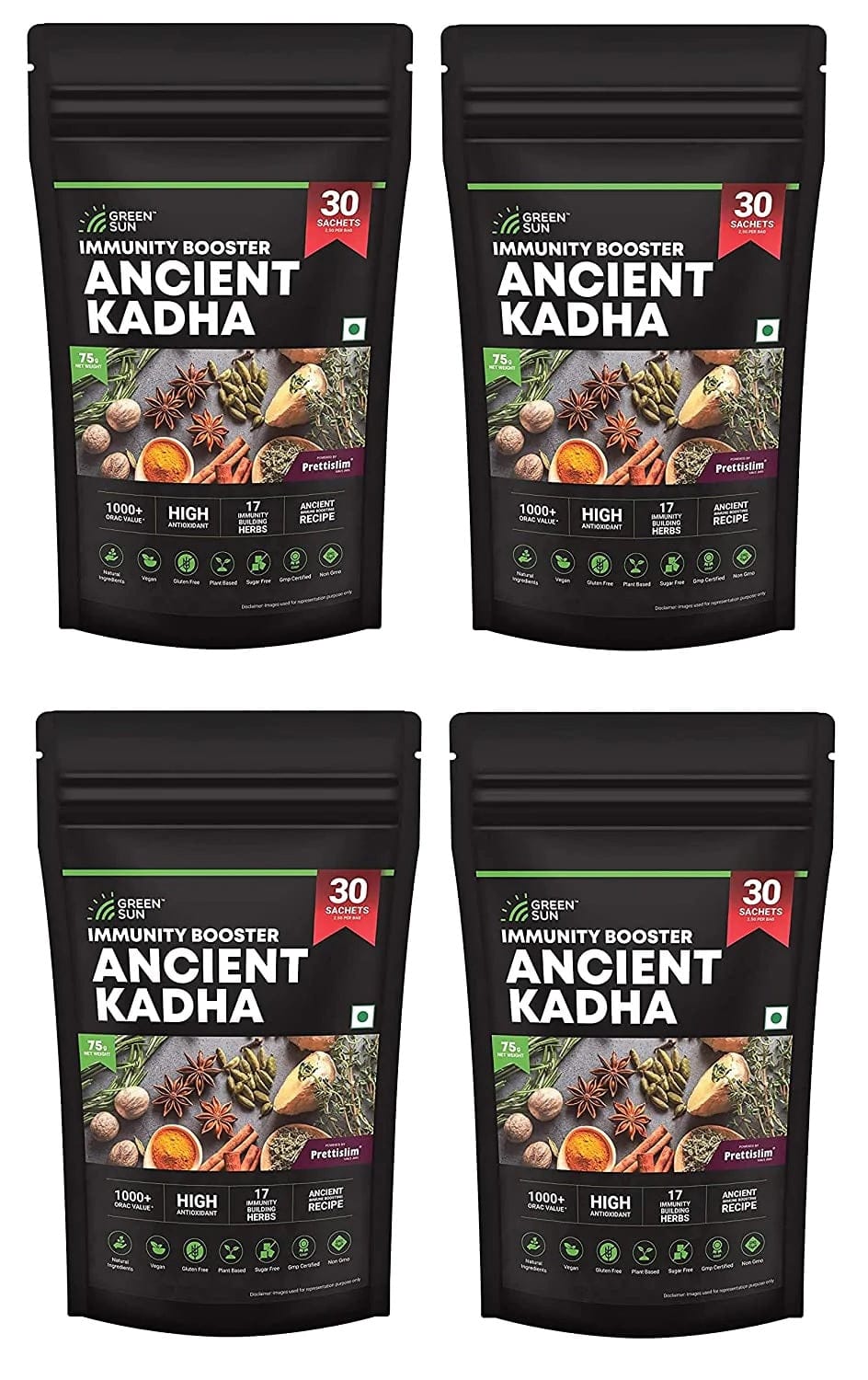 Green Sun Ancient Kadha Pack of 4