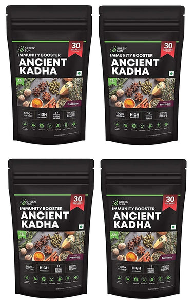 Green Sun Immunity Booster Ancient Kadha Weight Loss Keto Friendly Pack of 4