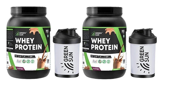 Green Sun Whey Protein Supplement 500 G Protein Per Serving Tasty Chocolate Sugar Free Low Carb Pure Whey Gold Standard Added Digestive Enzymes Enriched with BCAA Healthy Diet Friendly Gluten Free Dope Free5