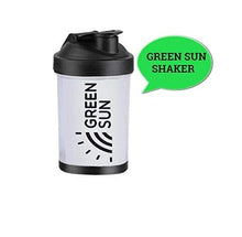 Load image into Gallery viewer, Green Sun Whey Protein Shaker
